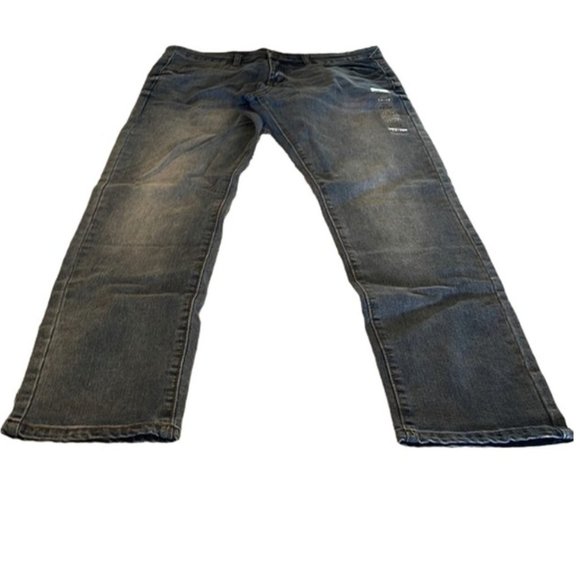 Aeropostal Men's Distressed Skinny Jeans - Dark Wash - Picture 2 of 7